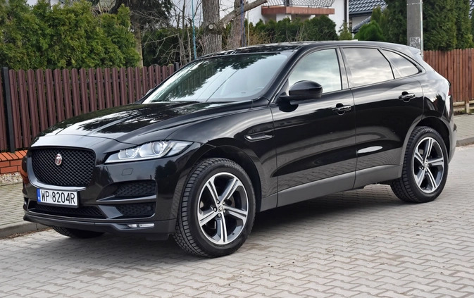 Jaguar F-Pace cena 110999 przebieg: 151000, rok produkcji 2016 z Płock małe 742